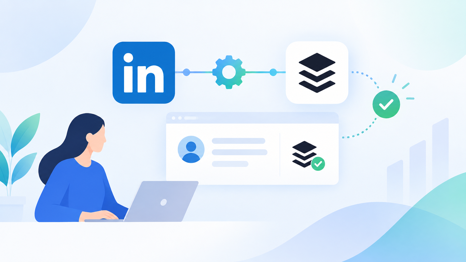 LinkedIn关联应用：自动验证Buffer技能