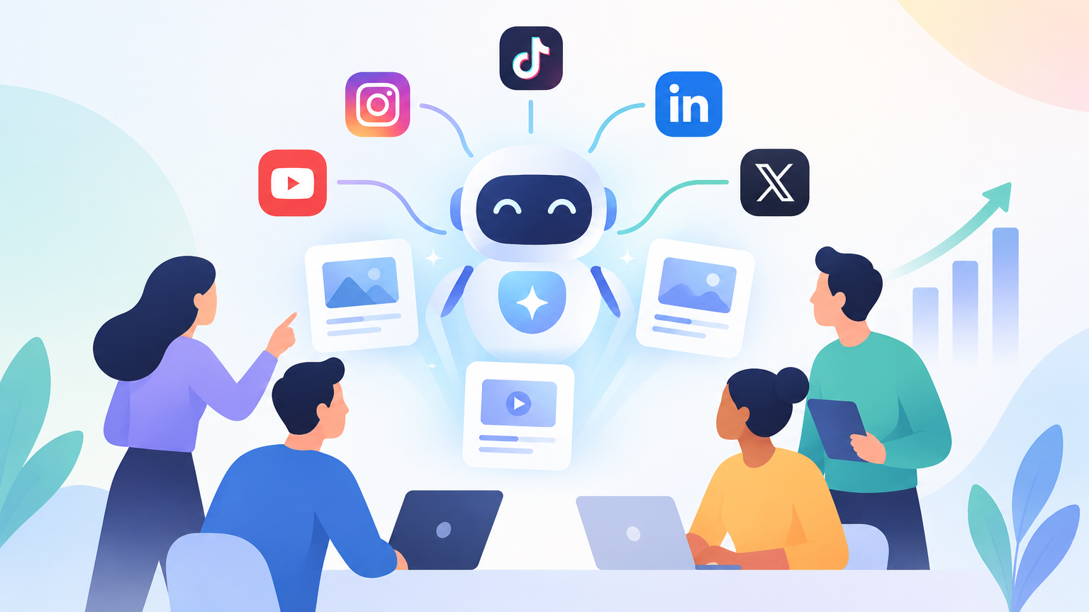 How to use an AI social media assistant to amplify your team’s impact
