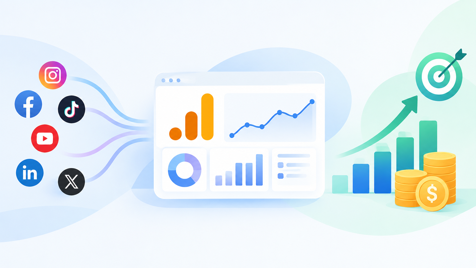 用Google Analytics衡量社媒：GA4追踪与ROI指南