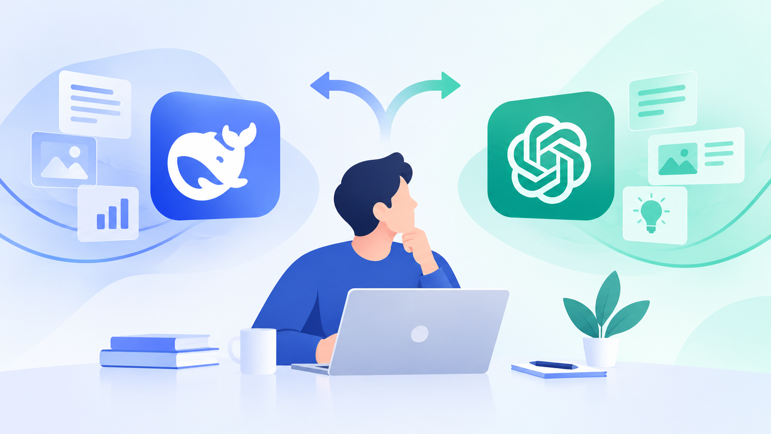 DeepSeek 与 ChatGPT：内容创作者的效率外脑怎么选