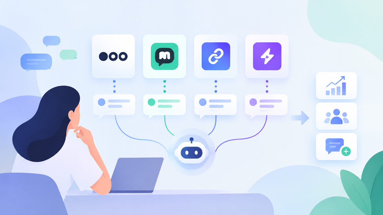 私信自动化工具怎么选？Metricool、Manychat、LinkDM、CreatorFlow横评