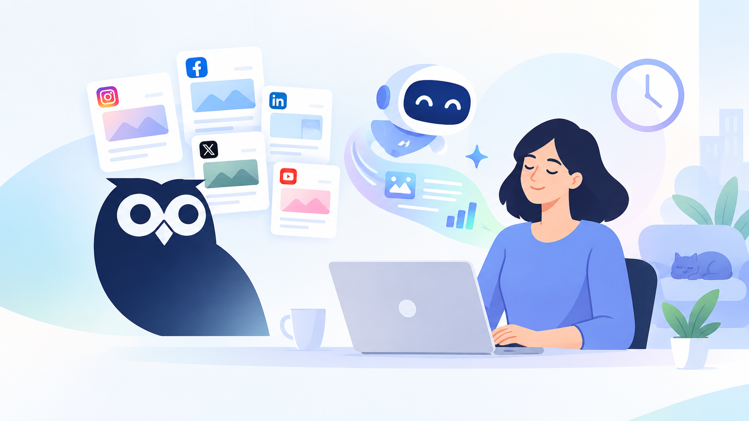 个Hootsuite隐藏技巧：AI让社媒运营少加班