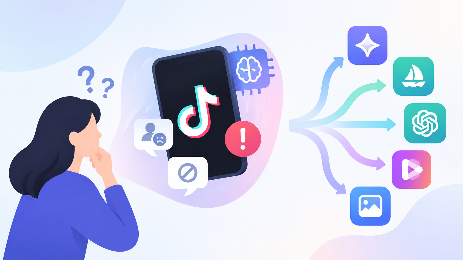 TikTok AI工具争议：用户为何寻找替代方案